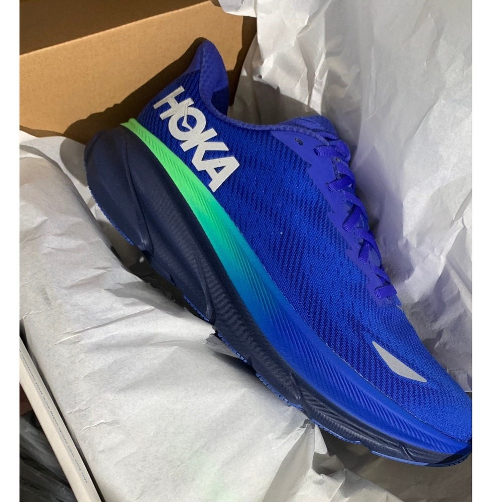 Hoka Clifton 9 GTX Mens 11 Blue Green Waterproof Running Shoes 1141470F DBES NEW